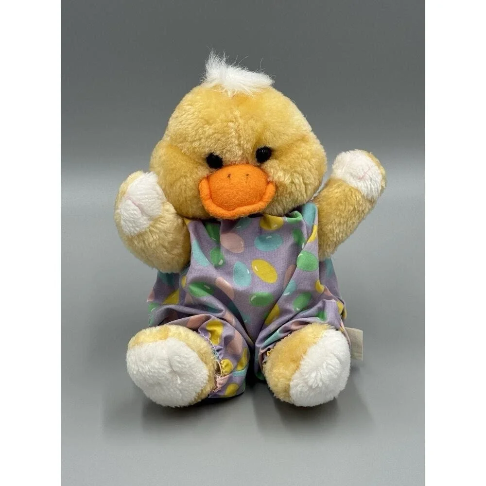 Vintage Chick Duckling Plush In One Piece Easter Outfit 8